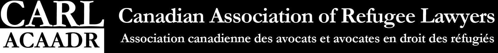 Canadian Association of Refugee Lawyers Logo